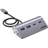 UNITEK Aluminium USB-C Hub 2X USB-A 2X USB-C 5GBps - (H1337AGY01)