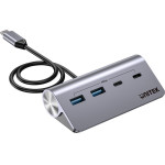 UNITEK Aluminium USB-C Hub 2X USB-A 2X USB-C 5GBps - (H1337AGY01)