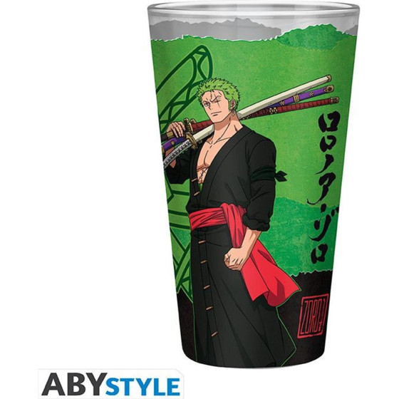 Abysse: One Piece - Zoro Xxl Glass (400ml) (ABYVER297)