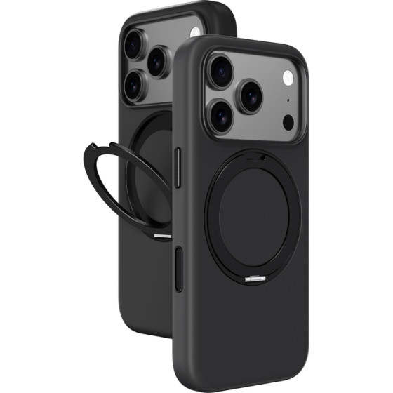AmazingThing Cloudie Iphone 17 Pro Max Case With Stand - Black - (IP176.9PCBK)