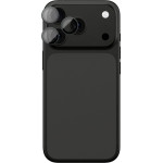 AmazingThing Lens Glass For Iphone 17 Pro / Pro Max With Gray Aluminum Frame - (IP17CAM3NAGLA)