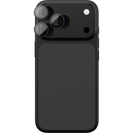 AmazingThing Lens Glass For Iphone 17 Pro / Pro Max With Gray Aluminum Frame - (IP17CAM3NAGLA)