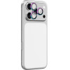 AmazingThing Lens Glass For Iphone 17 Pro / Pro Max With Rainbow Aluminum Frame - (IP17CAM3RGLA)