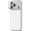 AmazingThing Lens Glass For Iphone 17 Pro / Pro Max With Silver Aluminum Frame - (IP17CAM3SGLA)