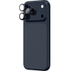 AmazingThing Sapphire Camera Glass For Iphone 17 Pro / Pro Max - With Blue Frame - (IP17SCAM3BUGLA)