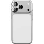 AmazingThing Sapphire Camera Glass For Iphone 17 Pro / Pro Max - With Silver Frame - (IP17SCAM3SGLA)