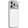 AmazingThing Sapphire Camera Glass For Iphone 17 Pro / Pro Max - With Silver Frame - (IP17SCAM3SGLA)
