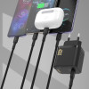 Dudao A28C 45W Gan Wall Charger + USB-C Cable - Black - (A28C_Black)