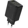 Dudao A29C 65W Gan Wall Charger + USB-C Cable - Black - (A29C_Black)
