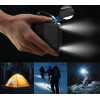 Dudao K11 10000mAh Powerbank With Built-In Cables - Black - (K11_Black)