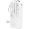 Dudao K11 Pro 20000mAh Powerbank With Built-In Cables - White - (K11PRO_White)