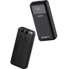 Dudao K15PRo Power Bank 20000mAh 22.5W Pd USB-C / USB-A / Built-In Lightning And USB-C Cables - Black K15PRo black