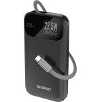 Dudao K31 10000 Mah 22.5W Pd Powerbank With Built-In Cable - Black - (K31_Black)