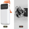 Dudao K6PRo Universal 10000mAh Power Bank With Usb Cable, Usb Type C, Lightning White 6977196682065 - (K6Pro-white)