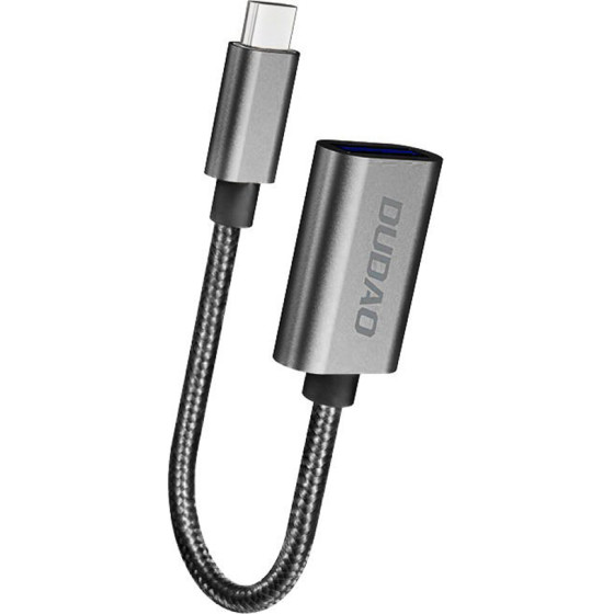 Dudao L15T Otg Adapter USB-C - USB-A - Gray L15T - (L15T-0)