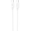 Dudao L4C USB-C / USB-C 30W Cable 1.2m - White - (L4C 1,2m)