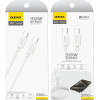 Dudao L4C USB-C / USB-C 30W Cable 1.2m - White - (L4C 1,2m)