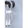 Dudao L9C 65W USB-C - USB-C Cable 1m - White - (L9C_White 1M)