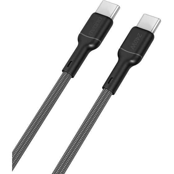 Dudao L9C Max 240W Pd USB-C - USB-C Cable 1.2m - Black - (L9CMAX_Black 1M)