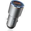 Dudao Usb / Usb Car Charger Type C Power Delivery Quick Charge 22.5 W Gray (R4PQ) 6976625335732 - (R4PQ-1)