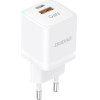 Dudao Wall Charger Gan 33W Pps Usb C/Usb A13PRo - White 6977196680979 - (A13PROEU)