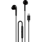 Dudao X3C In-Ear Wired USB-C Headphones 1.2m - Black X3C black