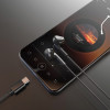 Dudao X3C In-Ear Wired USB-C Headphones 1.2m - Black X3C black
