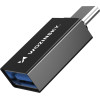 Wozinsky USB-C - USB-A 3.2 10Gb/s Adapter - Black 5907769376757 - (W10GY1S)