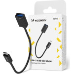 Wozinsky USB-C 3.0 (male) - USB-A 3.0 (female) Otg Adapter - Black 5907769376764 - (WOTGY1S)