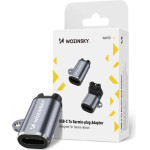Wozinsky USB-C Adapter For Garmin Smartwatch - Gray 5907769376771 - (WAYGS1)