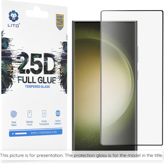Lito - 2.5D Fullglue Glass - Iphone 16 Pro / Iphone 17 - Black