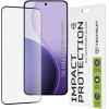 Techsuit - 111D Full Cover / Full Glue Glass - Oppo Reno14 Pro - Black