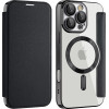 Techsuit - Smartmag Book Case - Iphone 17 Pro Max - Black