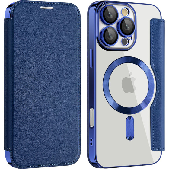 Techsuit - Smartmag Book Case - Iphone 17 Pro Max - Blue