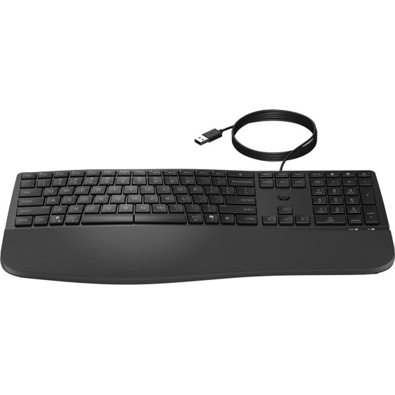 HP 485 Comfort Wired Keyboard - (8T6M2AA)