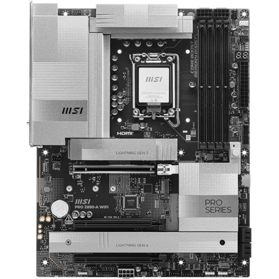 MSI Pro Z890-A Wifi Motherboard Intel Z890 Lga 1851 (Socket V1) Atx - (7E32-002R)