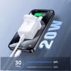 Joyroom JR-TCF20 Pd 20W Wall Charger (Uk Plug) With 1m USB-C Cable - White - (JR-TCF20_UK_Cable)