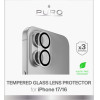 Puro Camera Standard Tempered Glass For Iphone 17 / Iphone 16 For Camera Island And Lenses - (PUSDGLIPHONE17)