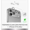 Puro Camera Standard Tempered Glass For Iphone 17 Pro Max For Camera Island And Lenses - (PUSDGLIPHONE17PM)