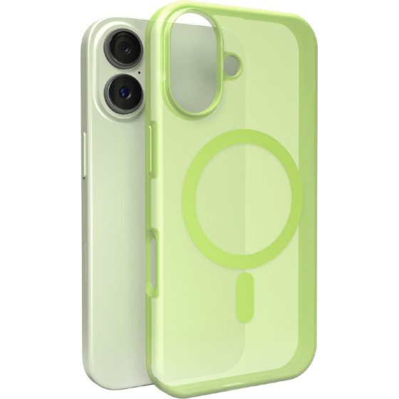 Puro Daylight Magsafe Compatible Silicone Case For Iphone 17 - Translucent Green - (PUIPC1763DAYLGRN)