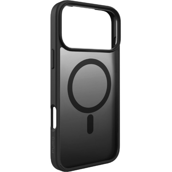 Puro Gradient Tpu Case Compatible With Magsafe For Iphone 17 Pro Max - Black - (PUIPC17P69GRADBLK)