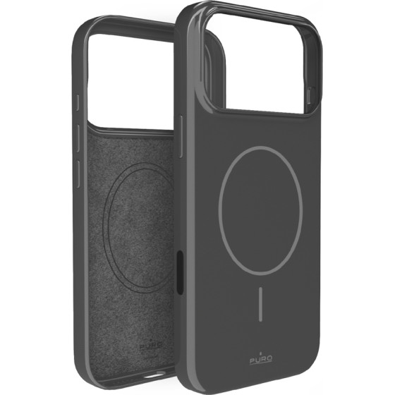 Puro Pulse Iphone 17 Pro Polycarbonate Protective Case - Gray - (PUIPC17P63PULSEDKGR)