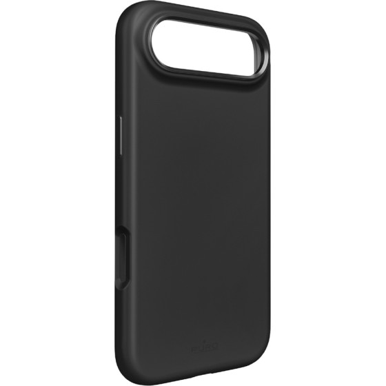 Puro Pure Icon Mag Pro Liquid Silicone Case For Iphone 17 Air, Magsafe Compatible, With Camera Protection And Aluminum Buttons - Black - (PUIPC1766ICONMPBLK)