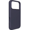 Puro Pure Icon Mag Pro Liquid Silicone Case For Iphone 17 Pro Max, Magsafe Compatible, With Camera Protection And Aluminum Buttons - Dark Blue - (PUIPC17P69ICONMPDKBL)