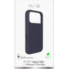 Puro Pure Icon Mag Pro Liquid Silicone Case For Iphone 17 Pro Max, Magsafe Compatible, With Camera Protection And Aluminum Buttons - Dark Blue - (PUIPC17P69ICONMPDKBL)