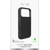 Puro Pure Icon Mag Pro Liquid Silicone Case For Iphone 17 Pro, Magsafe Compatible, With Camera Protection And Aluminum Buttons - Black - (PUIPC17P63ICONMPBLK)