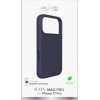 Puro Pure Icon Mag Pro Liquid Silicone Case For Iphone 17 Pro, Magsafe Compatible, With Camera Protection And Aluminum Buttons - Dark Blue - (PUIPC17P63ICONMPDKBL)
