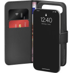 Puro Wallet Stand Case For Iphone 17 Air Made Of eco-leather, With a flap, Wallet And Stand Function - Black - (PUIPC1766BOOKC8BLK)