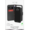 Puro Wallet Stand Case For Iphone 17 Air Made Of eco-leather, With a flap, Wallet And Stand Function - Black - (PUIPC1766BOOKC8BLK)
