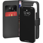 Puro Wallet Stand Case For Iphone 17 Made Of eco-leather, With a flap, Wallet And Stand Function - Black - (PUIPC1763BOOKC8BLK)